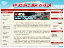 Tablet Screenshot of mazakzabawki.pl